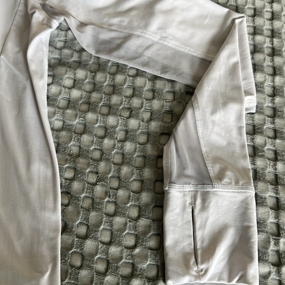 Lily Pulitzer  White Quarter-Zip Luxletic Top - Picture 5 of 10